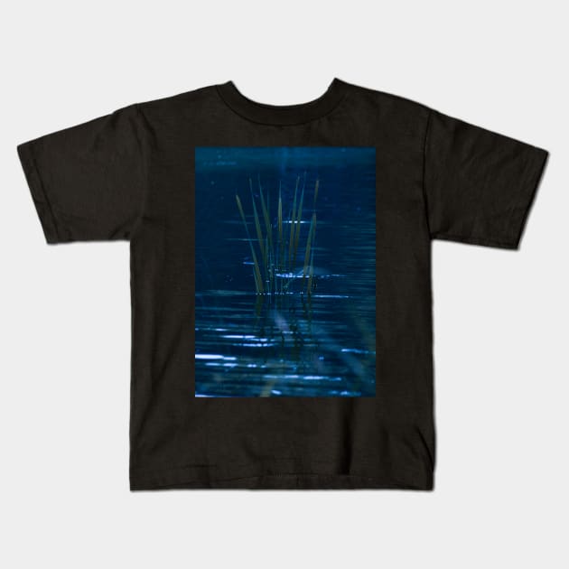 Water reflections Kids T-Shirt by bunlinked